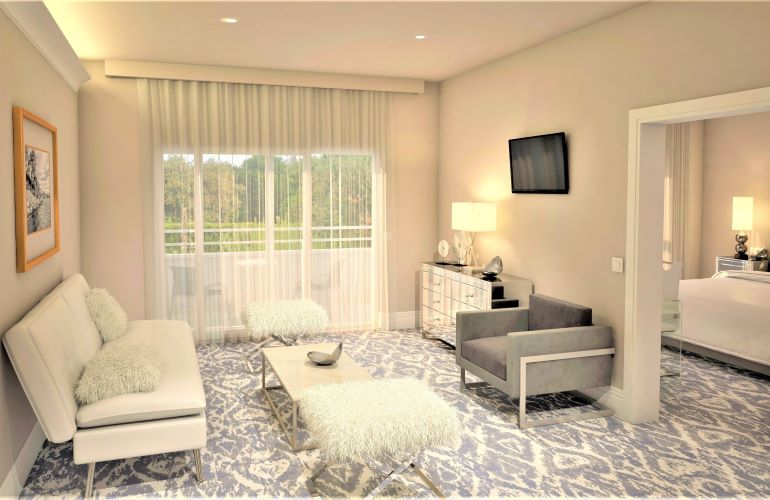 Royal Palm - Luxury King Suite with Balcony